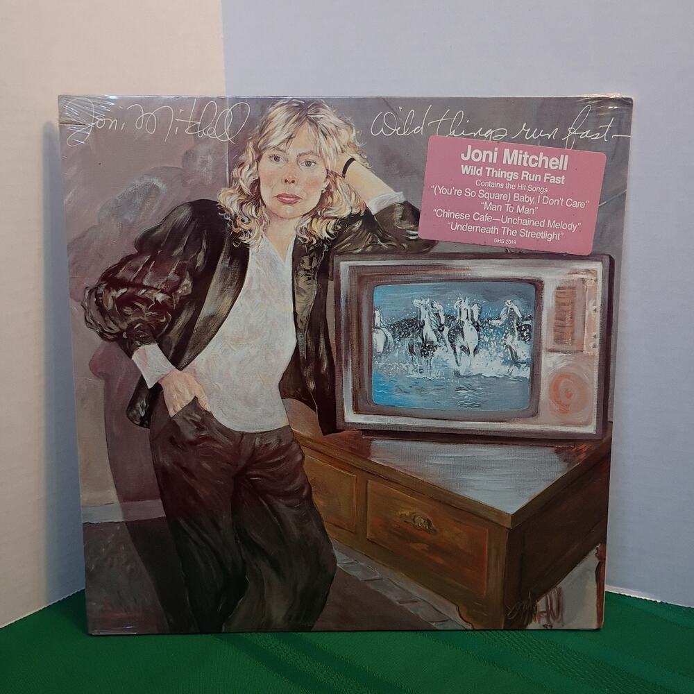 NEW Joni Mitchell "Wild Things Run Fast" 1982 Vinyl Record SEALED CUT